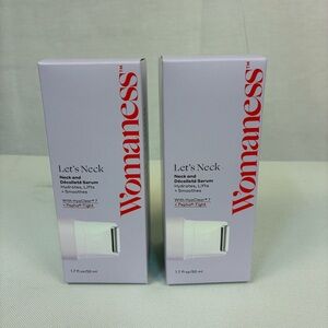 NIP 2-Pack Womaness Let's Neck Decolletage Serum